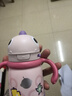 babycare保溫杯兒童霸王龍316不銹鋼水壺吸管水杯嬰兒寶寶學(xué)飲杯小企鵝杯 【新款】-把手款 300ml 引力洋紅 曬單實(shí)拍圖