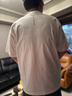 金林德伯格（J.Lindeberg）商場(chǎng)同款春新款男時(shí)尚涼感寬松純色休閑簡(jiǎn)約圓領(lǐng)短袖T恤526101005 NPC米白色 L 曬單實(shí)拍圖