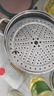 康巴赫304不銹鋼三層蒸鍋蒸籠復底大湯蒸鍋多功能鍋具32cm燃氣灶通用 曬單實(shí)拍圖