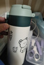 FGA富光吸管保溫杯316不銹鋼兒童彈蓋杯孕婦男女士高顏值學(xué)生水杯子 曬單實(shí)拍圖