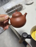 QBILY 紫砂壺朱泥小茄瓜壺功夫泡茶壺陶瓷茶具家用過(guò)濾單壺禪意泡茶器 朱泥-茄瓜壺【一人壺 】 135ml 曬單實(shí)拍圖