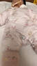 貝瑞加（Babyprints）嬰兒連體衣男女寶寶秋冬夾棉衣服150克加厚保暖爬服柔軟哈衣 粉66 曬單實(shí)拍圖