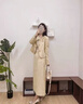 香影小香風(fēng)套裝女2026春新款一整套穿搭上衣半身裙法式兩件套早秋 米黃 S 曬單實(shí)拍圖