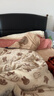 La Torretta床上四件套純棉100%純棉 二次磨毛加厚床單被套 220*240cm 曬單實(shí)拍圖