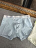 邦多拉青少年男大童內褲抑菌襠純棉多色中腰初中高中學(xué)生四角褲透氣褲頭 4條-淺綠+淺藍+淺灰+淺黃 175 XL【110-130斤】 曬單實(shí)拍圖