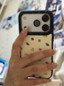 Tagi.《換裝游戲》皮革磁吸手機殼小靴子手機掛墜全包手機殼節日禮物送人適用于iPhone 17pro-奶油碎花 曬單實(shí)拍圖