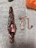 歐品客瑞士認證品牌手表女簡(jiǎn)約氣質(zhì)女士手表鎢鋼小巧石英表高檔鑲鉆女表 升級加強版-玫金色女-終身保 曬單實(shí)拍圖