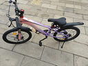 鳳凰官方旗艦店兒童自行車(chē)男女變速青少年學(xué)生山地車(chē)碟剎賽車(chē) 星際 粉紫【單速】輻條輪 20寸【適合125-160cm】 曬單實(shí)拍圖