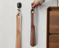 葆氏胡桃木鞋拔子短柄實(shí)木鞋撐子提鞋器老人孕婦便攜式穿鞋脫鞋神器 曬單實(shí)拍圖