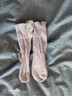 貝比嬰兒襪子2026春款純棉a類(lèi)女童中筒襪無(wú)骨秋季新生幼兒不勒寶寶襪 曬單實(shí)拍圖