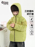 小象漢姆童裝男童羽絨服輕薄外套冬季新款秋冬款男孩上衣三防 綠色 130 曬單實(shí)拍圖