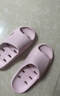 樸西波瀾涼拖鞋浴室防滑拖鞋女家居室內洗澡速干eva漏水拖鞋男情侶 曬單實(shí)拍圖