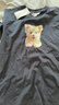 UR2025春季新款女裝時(shí)尚休閑趣味萌寵印花短袖T恤UYY450068 深灰 S 曬單實(shí)拍圖