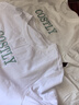 尚都比拉長(cháng)袖純棉t恤女春秋寬松顯瘦內搭打底衫刺繡上衣 云白 M  曬單實(shí)拍圖