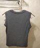 NOMe小高領(lǐng)背心女新款螺紋修身韓版可外穿打底背心內搭上衣 深灰色 XL 曬單實(shí)拍圖