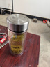 富光雙層玻璃杯男辦公泡茶杯學(xué)生隔熱便攜過(guò)濾帶蓋水杯子定制 鋼本色480ml【雙層高硼硅玻璃】 曬單實(shí)拍圖