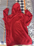 班尼路（Baleno）連帽衛衣男春季馬年新款潮流長(cháng)袖外套本命年情侶紅色新年戰袍上衣 曬單實(shí)拍圖