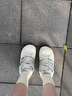 啄木鳥(niǎo)可愛(ài)原創(chuàng  )設計板鞋女2026年春季新款百搭德訓鞋休閑舒適小白運動(dòng)鞋 米銀色 37 (235mm) 曬單實(shí)拍圖