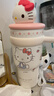 三麗鷗（SANRIO）凱蒂貓HelloKitty公仔冰霸保溫杯316不銹鋼帶吸管女新年禮物700ml 曬單實(shí)拍圖