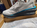 美津濃（MIZUNO） ASTRO X 運動(dòng)跑步鞋男女厚底緩震回彈專(zhuān)業(yè)體考慢跑鞋 07/蹤灰/海豚灰 42 (270mm) 曬單實(shí)拍圖