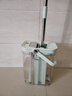 美麗雅免手洗平板拖把帶桶一套32cm2布凈污分離刮水一體家用一拖凈墩布 曬單實(shí)拍圖