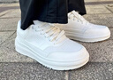 李寧板鞋男鞋春夏季低幫厚底增高小白鞋滑板鞋潮流百搭透氣休閑運動(dòng)鞋 【浮舟】標準白(419款)-1 43.5 曬單實(shí)拍圖