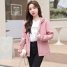 春秋外套女2026年新款韓版寬松薄沖鋒衣休閑防風(fēng)夾克上衣時(shí)尚女裝 粉色 L 建議【105-120斤】 曬單實(shí)拍圖