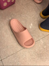 樸西新款EVA踩屎感厚底拖鞋女士居家室內情侶拖鞋男 淺粉 37-38 曬單實(shí)拍圖
