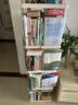 【京喜甄選】旋轉書(shū)架簡(jiǎn)易收納柜落地置物架360度客廳創(chuàng  )意展示柜 白透 5層【360°旋轉-結構穩固-四面取物】 曬單實(shí)拍圖