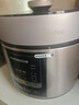美的（Midea）電壓力鍋6L大容量家用高壓鍋提鮮一鍋雙膽煮飯鍋多功能不粘智能預約煲湯一鍵排氣帶蒸籠 曬單實(shí)拍圖