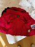 波司登25兒童5A抗菌合體庫洛米短款新年紅加厚防寒羽絨服 曬單實(shí)拍圖