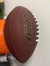 云蹴美式橄欖球標準比賽成人9號青少年6號兒童3號美式足球耐磨訓 棕色款3號 【送氣針+網(wǎng)兜】 曬單實(shí)拍圖