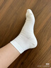 粒米【抗菌】襪子男秋冬季透氣男士襪子船襪男短襪6白 均碼 曬單實(shí)拍圖