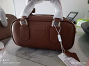 viney牛皮包包女包小眾手提保齡球包斜挎單肩生日禮物高級感送女友老婆 曬單實(shí)拍圖