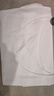 歐迪芬10A抑菌女士打底衫女91%棉正肩圓領(lǐng)短袖t恤春夏外穿百搭修身白L 曬單實(shí)拍圖