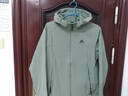 安踏外套男軟殼衣春秋季新款大地之殼3.0沖鋒三防加絨男戶(hù)外運動(dòng)夾克 【防潑水】6609-4微熏綠 XL (180) 適合140-160斤 曬單實(shí)拍圖