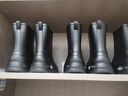 回力雨鞋男士中筒防水鞋雨靴膠鞋雨靴套鞋輕便廚師鞋 H5388 黑色 39 曬單實(shí)拍圖