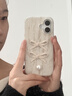 素洛適用蘋(píng)果17promax手機殼米棕色鉆石立體蝴蝶結珍珠iPhone16pro秋冬創(chuàng  )意好看15簡(jiǎn)約個(gè)性輕奢14防摔 米色鉆石立體蝴蝶結珍珠 iPhone 17 曬單實(shí)拍圖