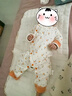 翹腳鴨（Tiptoe Duck）嬰兒衣服40g新生兒連體衣加厚夾棉服保暖秋冬季滿(mǎn)月寶寶純棉睡衣 曬單實(shí)拍圖