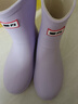 回力雨鞋女時(shí)尚成人女士中筒雨靴防水鞋輕便防滑膠鞋HXLO13 紫色 37 曬單實(shí)拍圖