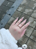 恒久葉老鳳凰999越南沙金碎碎冰戒指男女款情侶對戒彷真黃金首飾不掉色 碎碎金戒指[2mm] 9號(建議136-160斤) 曬單實(shí)拍圖