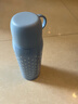 膳魔師（THERMOS）保溫杯800ml大容量?jì)和讳P鋼水杯蓋背帶款 藍色波點(diǎn)FJJ-801WF 曬單實(shí)拍圖