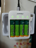 品勝（PISEN）5號充電電池五號AA電池四粒充電器快充套裝 麥克風(fēng)/相機/閃光燈/玩具/鍵鼠等  2500mAh大容量 曬單實(shí)拍圖