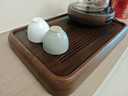 唐豐小型茶盤(pán)家用簡(jiǎn)約功夫茶具茶托盤(pán)長(cháng)方形儲水式排水瀝水干泡茶臺 素影茶盤(pán) 曬單實(shí)拍圖