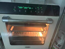 高比克（UKOEO）80S風(fēng)平一體家用烤箱私房烘焙大容量獨立溫控不銹鋼內膽商用平爐二合一家用發(fā)酵噴霧觸屏電烤箱 米色【風(fēng)爐平爐二合一】 56L 配4盤(pán)2網(wǎng) 曬單實(shí)拍圖