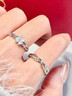 沫蘭輕奢四葉草銀戒指女款時(shí)尚表白單戒子生日38女神節禮物女友老婆 曬單實(shí)拍圖