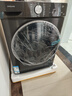 追覓【央媽推薦】T1滾筒洗烘一體機10KG大筒徑DD變頻超薄平嵌帶烘干洗衣機純平天池巖灰DWC10T10TNCN 曬單實(shí)拍圖