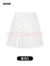 SIINSIIN百褶裙夏2025新款半身裙女顯瘦運動(dòng)防走光白色a字短裙顯瘦百搭 象牙白 M 曬單實(shí)拍圖