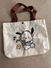 小熊帆布包女學(xué)生便攜上班帆布兜手提包手拎便當帆布袋 帕恰狗（帶按扣）活動(dòng) 曬單實(shí)拍圖