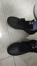 阿迪達斯（adidas）男女鞋板鞋春季皮面防潑水黑色百搭運動(dòng)休閑鞋 碳黑 44 曬單實(shí)拍圖